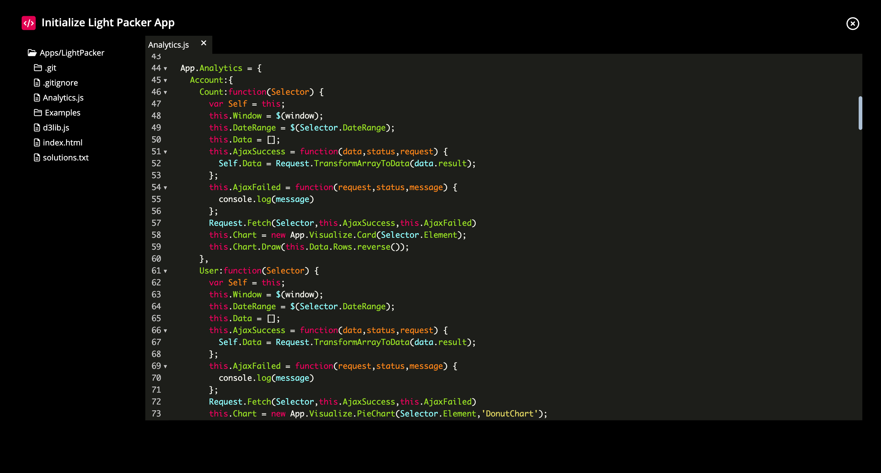 Screenshot of SloopEngine IDE.